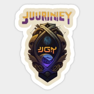 journey//vector Sticker